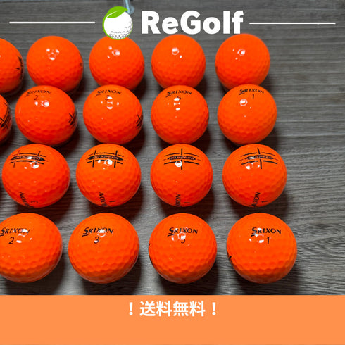 【中古】 【送料無料】 ロストボール スリクソン ADスピード オレンジ 年式混合 20球 Aランク ゴルフボール リゴルフ